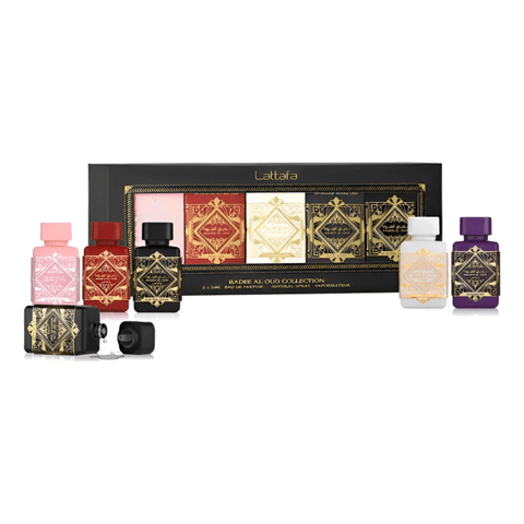 Lattafa - Badee Al Oud Sublime + Noble Blush + Amethyst + Oud For Glory Edp 5 Ml Set 5 Pcs Mini