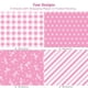 thumbnail image 3 of Papel de regalo MotiGiftie 8 hojas 51 × 71 cm con diseño de lazo rosa, 3 of 8