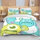 thumbnail image 1 of Monster Inc Printed Bedding Set Duvet Cover Anime Quilt Adult Kids Birthday Gift Full Size Comforter Bedding Sets Bed Sheets, 1 of 5