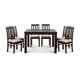 thumbnail image 5 of Comedor Ñuble Cuadrado 120X120 Cm Con 8 Sillas Chocolate-Beige, 5 of 13