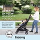 thumbnail image 2 of Espejo para Coche Hoovy Negro Universal Ajustable, 2 of 3