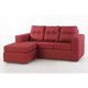 thumbnail image 4 of Sofá Modular Rodas 3 Cuerpos Tela Rojo, 4 of 7