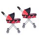 thumbnail image 1 of Mini Plástico Con Puntos Baby Doll Stroller Trolley Kids Pretend Play Toys X2, 1 of 5