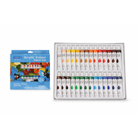 Baima - Set 24 Pinturas Acrílicas 12Ml Colores Surtidos Para Arte Y Manualidades
