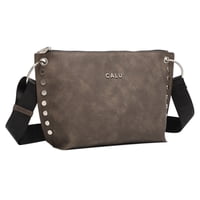 Calu Bags - Cartera Bandolera Adisa Pu Desgastado Café Calu