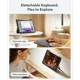 thumbnail image 5 of Teclado ESR Flex para iPad Air 11 M4 / M3 / M2 - 10.9 4ta gen / 5ta Gen Gris, 5 of 10