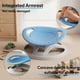 thumbnail image 2 of Silla Giratoria Sensorial Brelley Azul 18 100kg Niños Autismo, 2 of 3