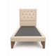 thumbnail image 5 of Cama Plaza y Media Beige Capitoné  + Colchon Mery Desing, 5 of 9
