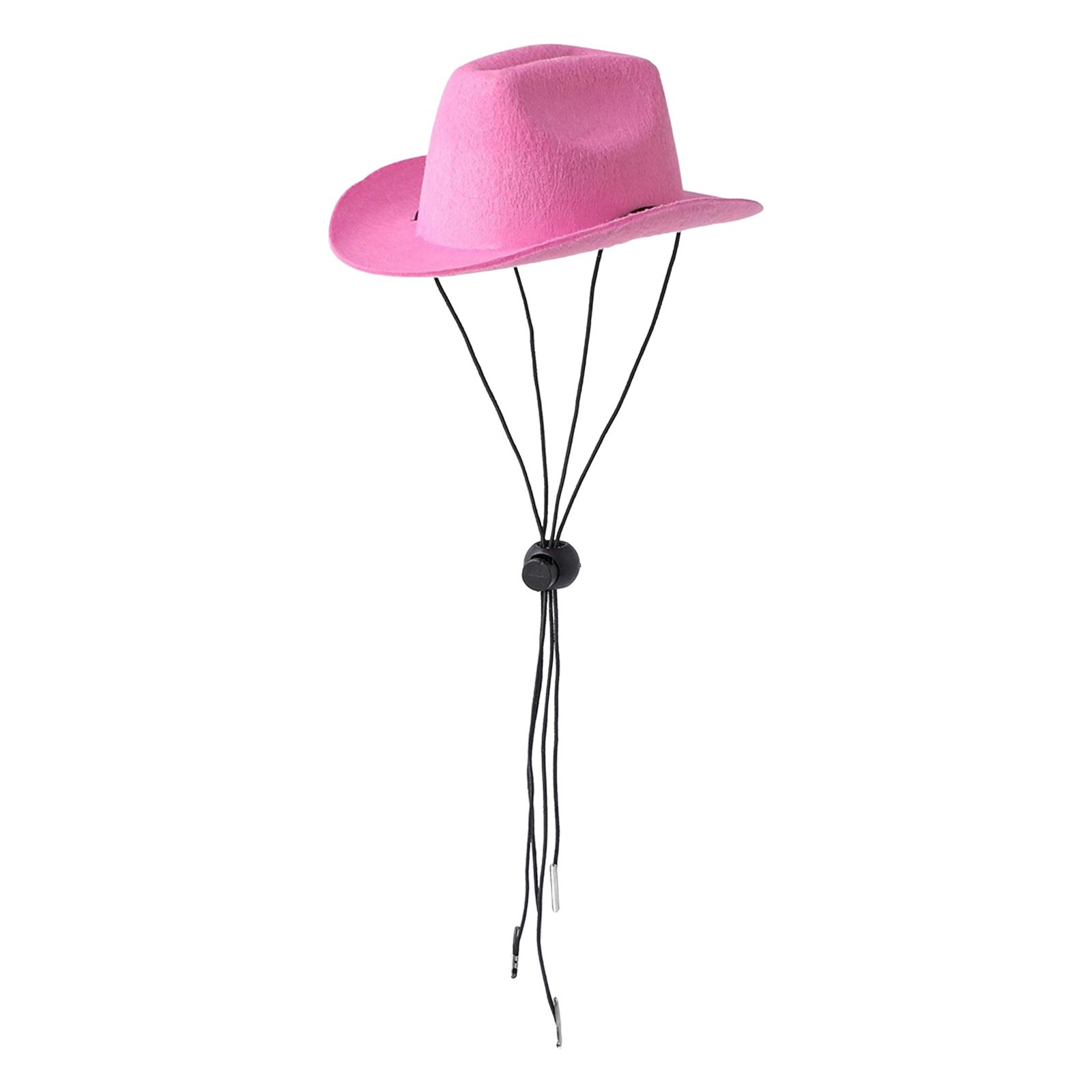 Magideal - Sombrero De Mascotas, Gorro De Disfraz De Gato, Accesorios Para Fotos Con Correa Elástica Ajustable, Decoración De Cachorros Para Fiesta Temática, Dis , Rosado