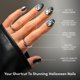 thumbnail image 3 of Uñas Postizas Glamnetic Ovaladas Cortas con Efecto Cat‑Eye Negro, 3 of 9