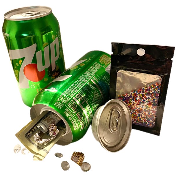 Caja Fuerte Disfrazada de Lata de Refresco Safe Smarter Ideas con Compartimento Oculto