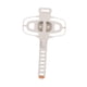 thumbnail image 1 of Soporte Para Teléfono Móvil De Bicicleta Con Correa De Silicona Para Manillar (beige Y Blanco), 1 of 5