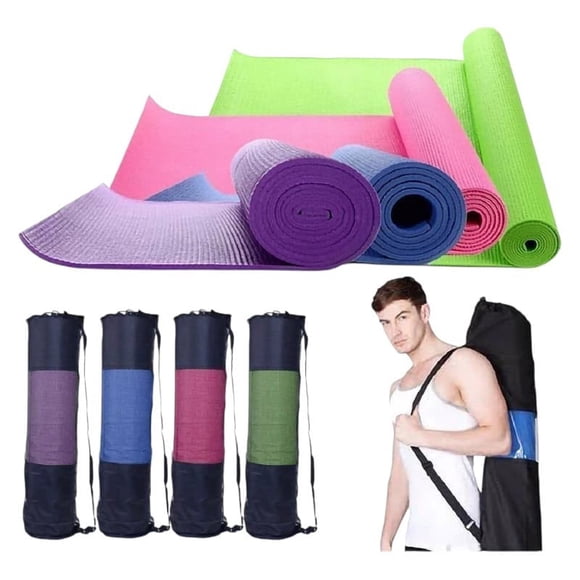 Mat de yoga 6 mm con bolso