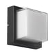thumbnail image 1 of Apliqué de Pared LED Cuadrado Moderno 12W Cálido Negro, 1 of 3