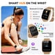 thumbnail image 3 of Smartwatch Kriutefy P66 Gold de 1,85" con llamadas Bluetooth e IPX8, 3 of 7