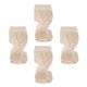 thumbnail image 3 of 4 Piezas De Madera Maciza Pata De Sofá Muebles Inacabados Pies O Sofá Silla Gabinete F, 3 of 5