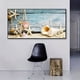 thumbnail image 2 of 1pc Beach Seascape Canvas Painting, Shell Sea Wall Art Starfish Seashells Wall Pictures Poster For Living Room Bedroom Office Decor, No Frame, 2 of 3