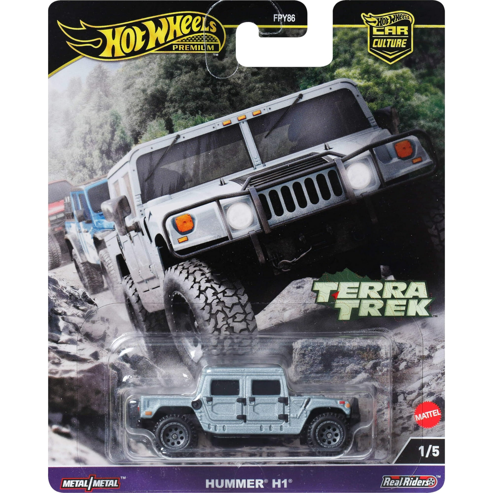 Auto De Juguete Hot Wheels Premium Car Culture Hummer H1 A Escala 1:64