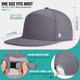 thumbnail image 3 of GORRA AOPREL de Ala Plana Ajustable Resistente al Agua Gris Oscuro, 3 of 7