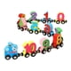 thumbnail image 1 of Juego De Trenes Con Números Magnéticos, Juego De Trenes De Madera, Juguete Para Niños, Niñas Y Niños De 3, 4 Y 5 Años, 1 of 5
