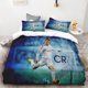 thumbnail image 1 of Duvet Cover Set Pillowcase Cr7 Football Star Comfortable Soft Quilt Cover Bedding Set Queen/Single Size for Children Gift Bed Sheets, 1 of 5