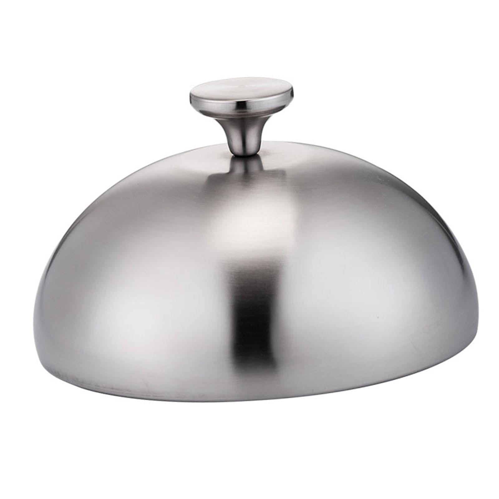 Magideal - Cubierta Para Hamburguesas, Cúpula Para Parrilla, Cubierta Para Sartén De Acero Inoxidable Resistente, Cúpula Para Derretir Queso Para Asar Empanadas, 17 Cm
