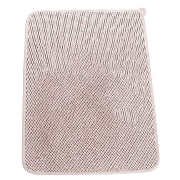 Tapete de secado de platos de microfibra, súper absorbente, tapete de secado de platos de microfibra