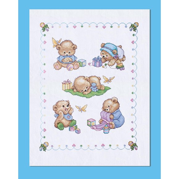 Kit de colcha Design Works Crafts 110x86 cm T21705
