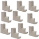 thumbnail image 2 of 10 unids engrosada baby proofing mesa protector de esquina protector gris, 2 of 5