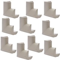 Magideal - 10 Uds. De Protectores De Esquinas Para Bebés Supersuaves, Protectores De Bordes Para Muebles Para Mantener Niños , Cojín De Esquina Gris