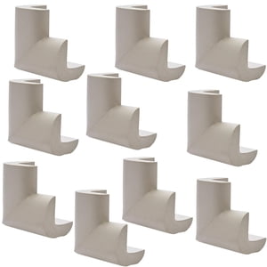 Magideal - 10 Uds. De Protectores De Esquinas Para Bebés Supersuaves, Protectores De Bordes Para Muebles Para Mantener Niños , Cojín De Esquina Gris