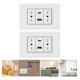thumbnail image 1 of Panel Inteligente De Doble Enchufe Con Entrada Usb Y Tipo -c, 1 of 10