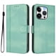 thumbnail image 1 of Funda Cartera para iphone 15 Pro Protección 360° con Ranuras para Tarjetas y Soporte Verde claro, 1 of 6