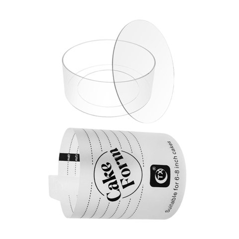 Magideal - Accesorios Acrílicos Para Moldes De Tartas, Fáciles De Usar Y Multifuncionales, Suministros Prácticos Para Bricolaje. 8 Pulgadas