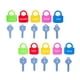 thumbnail image 1 of Baby Keys And Locks Set Ni?os Montessori Thinking Desbloqueo De Juguete 10 Cerraduras 10 Llaves, 1 of 5