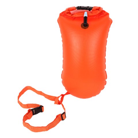 Magideal - Bolsa De Almacenamiento Impermeable Para Boya De Natación, Bolsa Impermeable Con Cinturón Ajustable, Bolsa De Remolque Para Natación Para Esnórquel, N Naranja