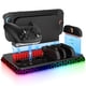 thumbnail image 1 of Dock de Carga Multifuncional para Controlador Switch 2 y Controlador PRO con Luz RGB y Almacenamiento para Cartuchos de Juego, 1 of 8