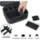 thumbnail image 5 of Maleta Maquillaje Portátil Cartera Cosméticos Negra Bolsa de tela Oxford impermeable y resistente a caídas., 5 of 9