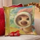 thumbnail image 4 of Pookoo Fundas de almohada de terciopelo con tema, regalos de funda de almohada, decoración para el hogar, cojín de lanzar, regalo de cumpleaños para fans y parejas.66*66cm., 4 of 6