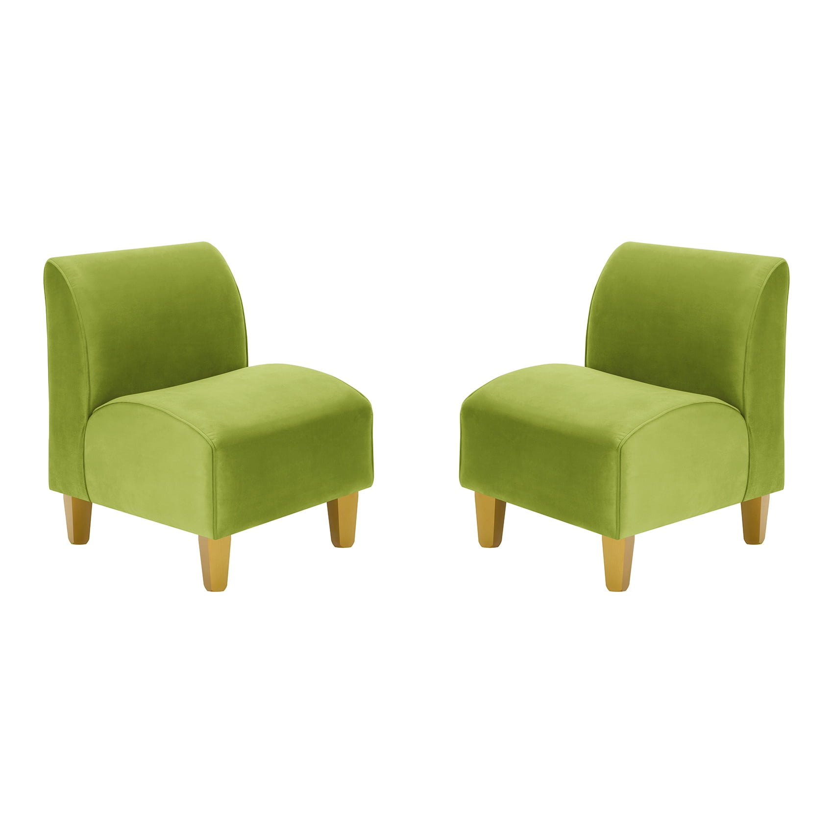 Bodevir - Set Poltrona Soft 1c Felpa 01 Pistacho