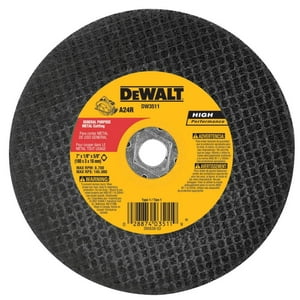 Cuchilla Abrasiva De Metal Dewalt Dw3511 De 7 Pulgadas Para Metal