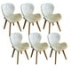thumbnail image 2 of Comedor Medlock 140x90cms + 6 Sillas Mariposa Ecocuero Wood beige, 2 of 3