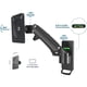 thumbnail image 3 of Soporte Monitor NBAVMount F120 Muro 1727 VESA Gas Spring, 3 of 3