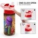 thumbnail image 4 of Pregunta a los StoryBotsBotella de Agua con Tapa Pop Top de Un Toque, Acero Inoxidable, a Prueba de Fugas, para Deportes, Botella Infantil rosa 12 oz, 4 of 6
