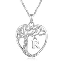 Collar Heshpaws 925 Sterling Silver Eternal Tree Of Life