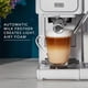 thumbnail image 4 of Cafetería Mr. Coffee One-Touch, máquina para café espresso, capuchino y café con leche, compatible con cápsulas Easy Serving Espresso (ESE), color blanco, 4 of 9