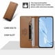 thumbnail image 5 of Funda Tipo Cartera de Cuero Sintético para Samsung Galaxy S26 Bloqueo RFID, con Ranuras para Tarjetas y Bolsillo para Efectivo, Cierre Magnético Fuerte Marrón, 5 of 6