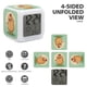 thumbnail image 3 of Papa Divertida theme 7 colors Alarm Clock Digital LED Alarm Clock Gifts for kids friends family, 3 of 6