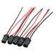 thumbnail image 3 of Tenedor del conector del zócalo de la bombilla de la cu?a de 5pieces T10 W5W para el barco auto del camión, 3 of 5
