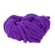 thumbnail image 4 of Hilo De Chenilla Grueso, Fibras Acrílicas Gigantes Lavables Para Manta, Cojín, Color Violeta, 4 of 5